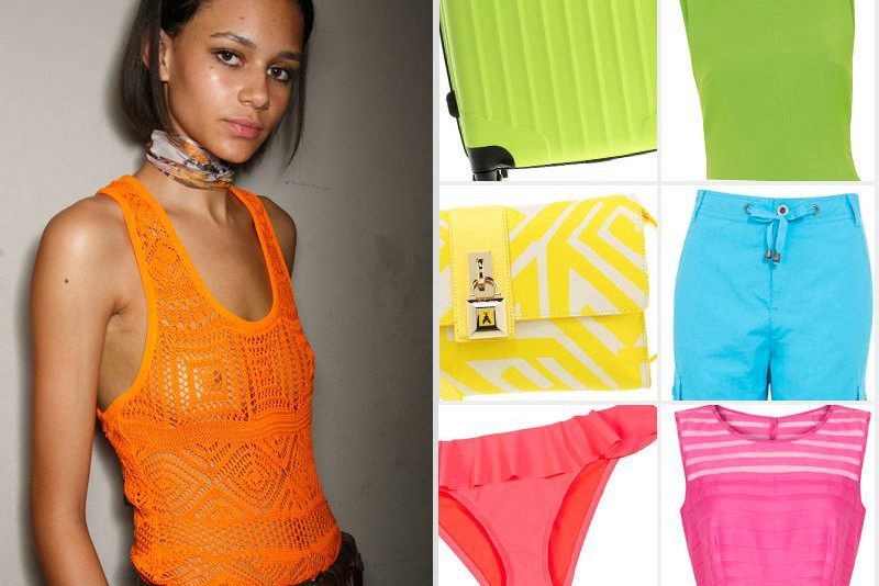 Neonowa torebka Patrizia Pepe, cena
