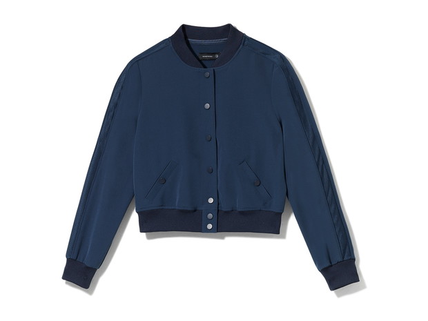 Granatowa kurtka bomber Reserved, cena, ok. 119,99 zł