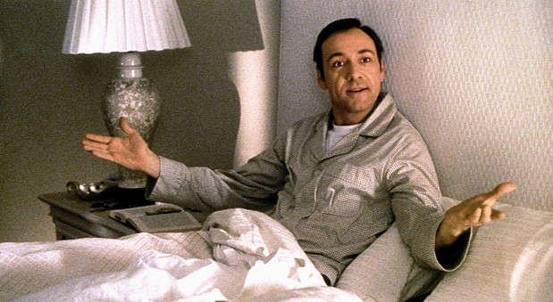 Kevin Spacey - kadr z American Beauty