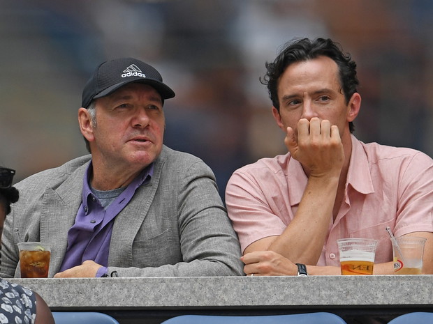 Kevin Spacey na meczu