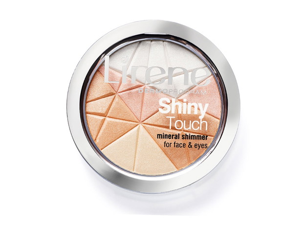 Mineralny rozświetlacz do twarzy i oczu Shiny Touch, Lirene, cena ok. 25,99 zł