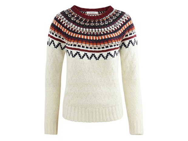 Sweter w norweskie wzory, Promod, cena, ok. 249 zł
