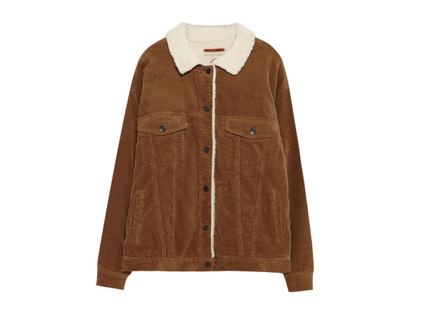 Sztruksowa kurtka Pull&Bear, cena, ok. 199 zł