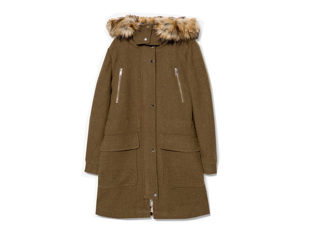 Zielona parka Pull&Bear, cena, ok. 299 zł