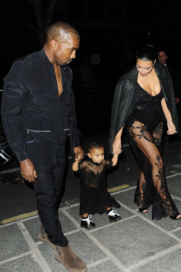 Kim Kardashian, Kanye West, North West