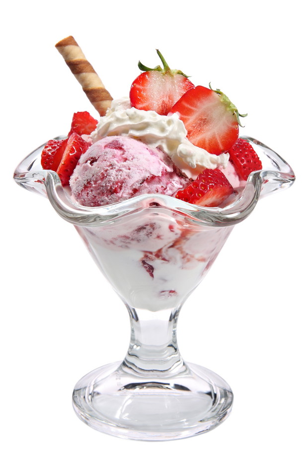 Lody truskawkowe