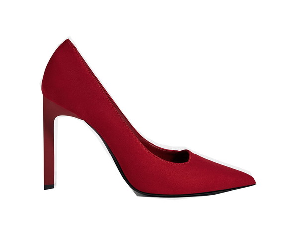 Czerwone buty Bershka, cena ok. 89 zł