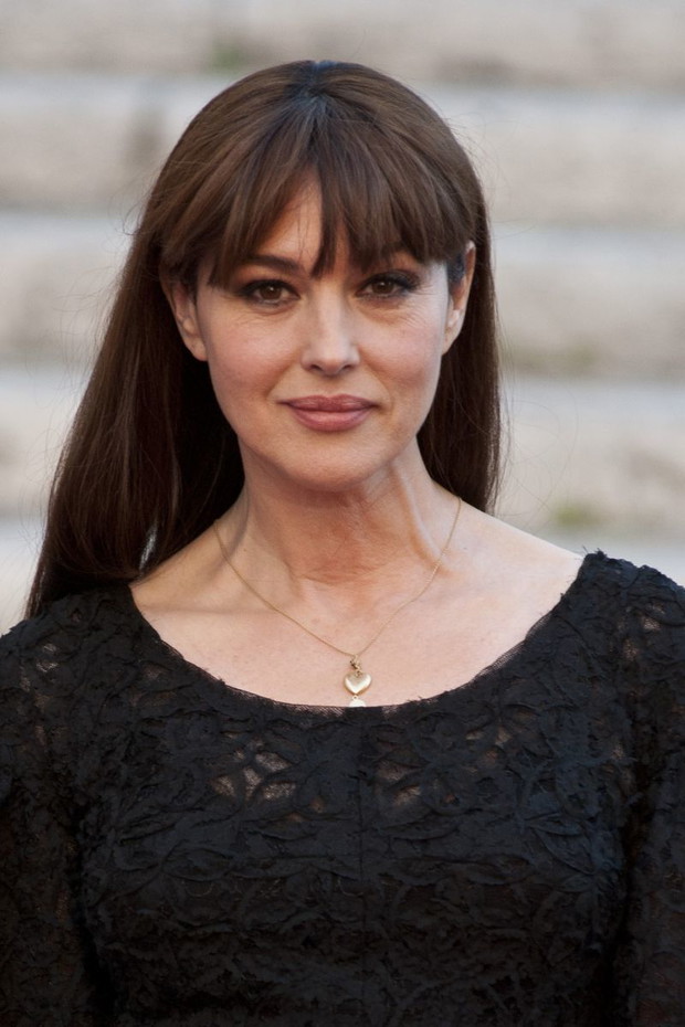 Fryzura z grzywką - Monica Bellucci