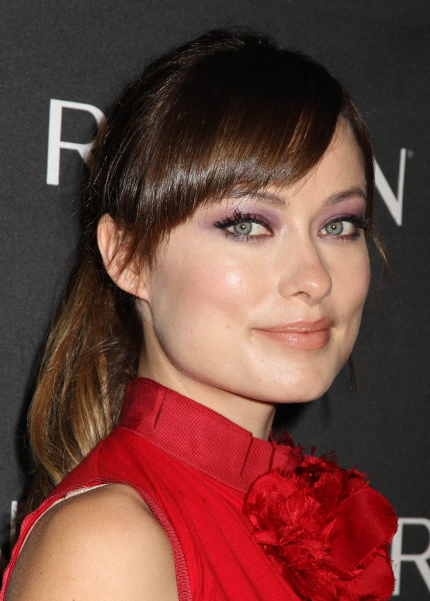 Fryzura z grzywką - Olivia Wilde