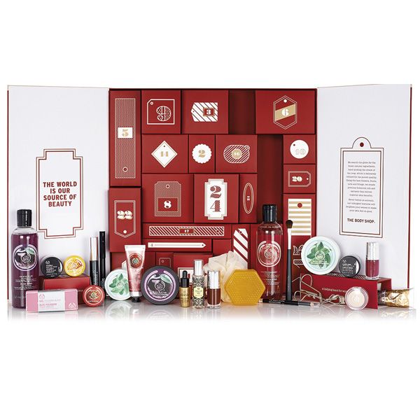 Kalendarz adwentowy z kosmetykami The Body Shop, cena 199 zł
