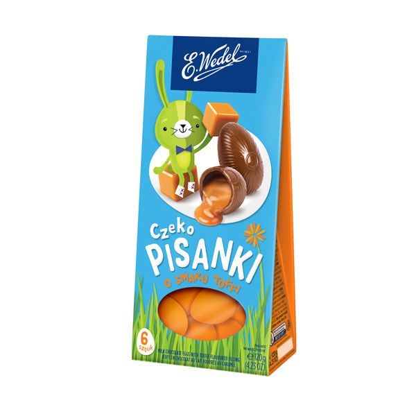 Słodycze wielkanocne: pisanki toffi, Wedel
