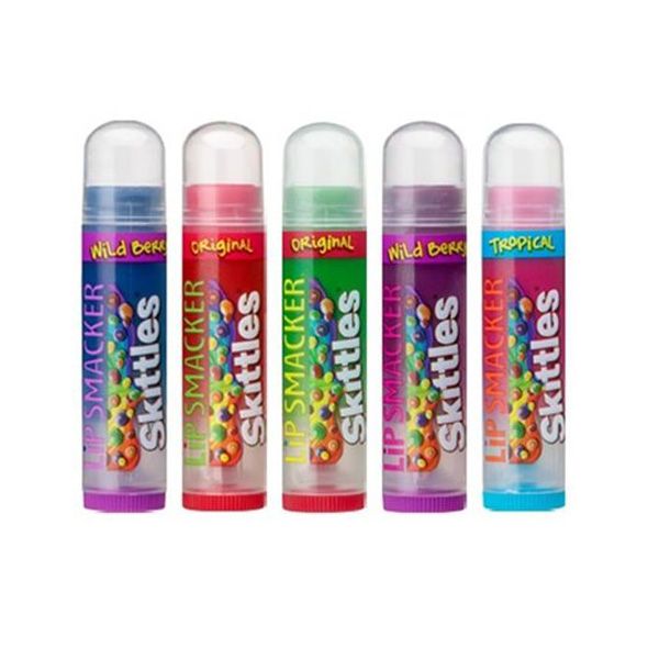 Balsamy do ust o zapachu cukierków Skittles Lip Smacker, cena 9 zł