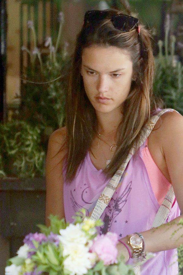 Gwiazdy bez makijażu: Alessandra Ambrosio