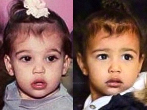 Kim Kardashian i North West