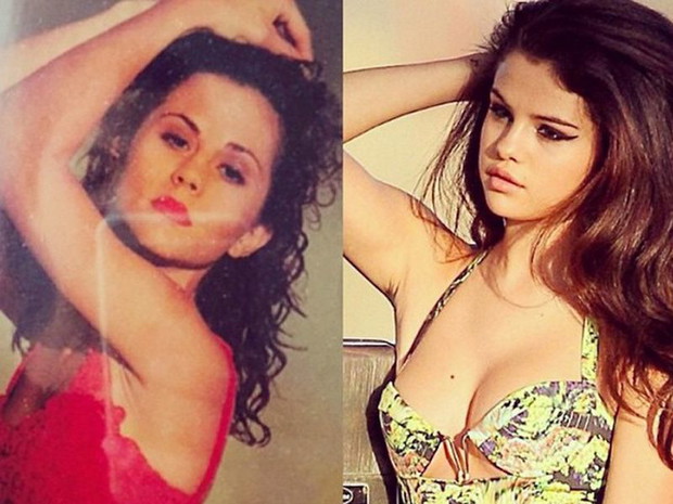 Mandy Teefey and Selena Gomez