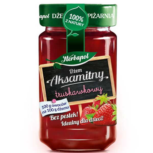 Nowości spożywcze kwiecień: dżem aksamitny, Herbapol