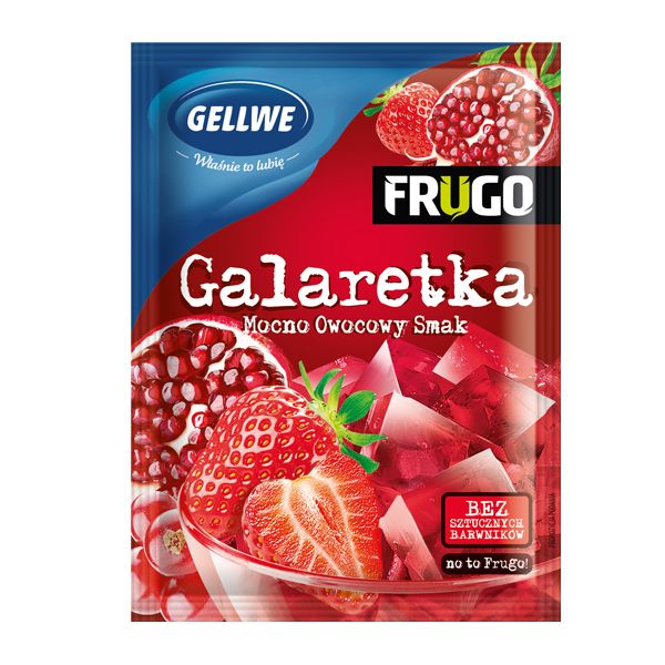 Nowości spożywcze kwiecień: galaretka Gellwe FRUGO