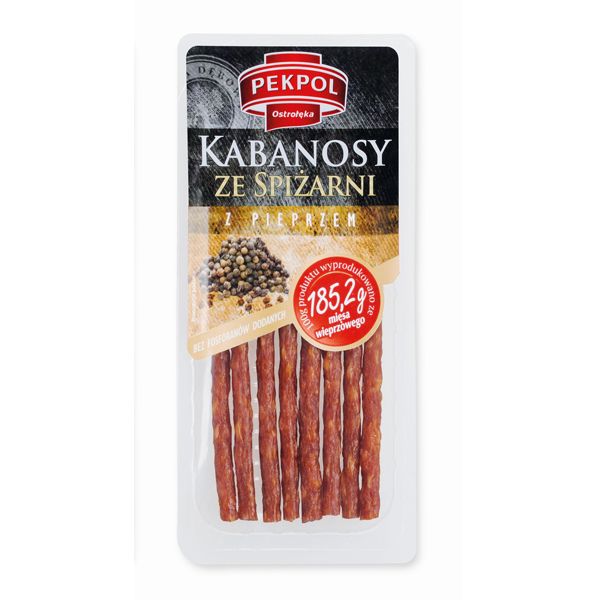 Nowości spożywcze kwiecień: kabanosy z pieprzem, ZM Pekpol