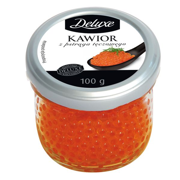 Nowości spożywcze kwiecień: kawior z pstrąga tęczowego, Lidl Deluxe