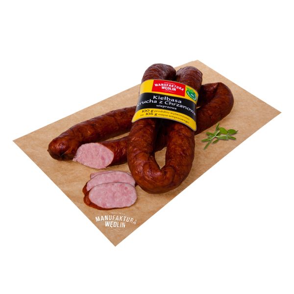 Nowości spożywcze kwiecień: kiełbasa krucha z Chrzanowa