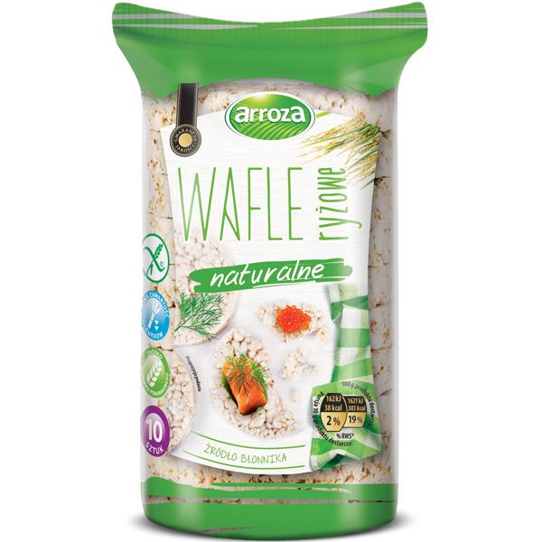 Nowości spożywcze kwiecień: wafle ryżowe naturalne, do kupienia w Biedronce