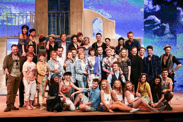 Próba spektaklu Mamma Mia w Teatrze Roma