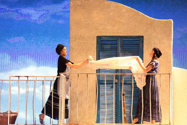 Próba spektaklu Mamma Mia w Teatrze Roma