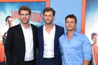 Chris Hemsworth, Liam Hemsworth, Luke Hemsworth na premierze filmu Vacation