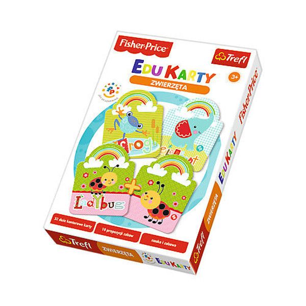 Edukarty Fisher-Price, cena ok. 17 zł