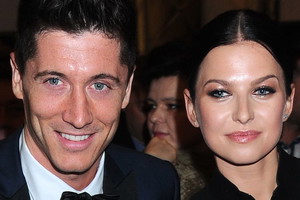 Anna i Robert Lewandowscy na gali Superbrands