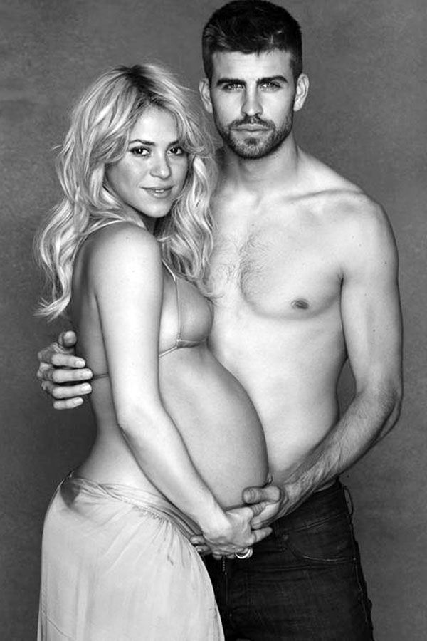 Shakira w ciąży z mężem Gerardem Pique