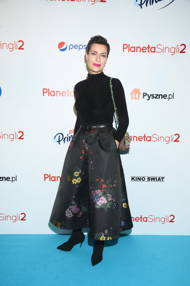 Danuta Stenka na premierze filmu „Planeta Singli 2”
