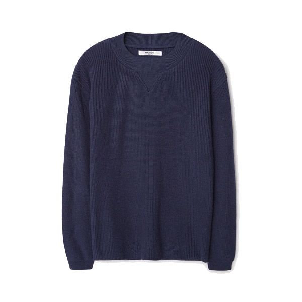 Granatowy sweter Mango, cena, ok. 139,90 zł