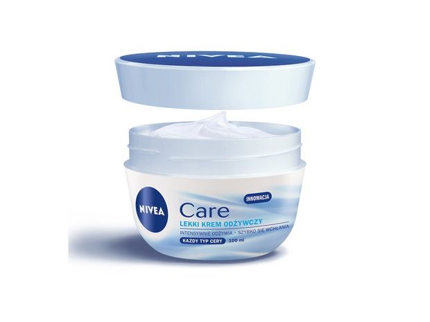 Lekki krem odżywczy Nivea Care, cena, ok. 18 zł