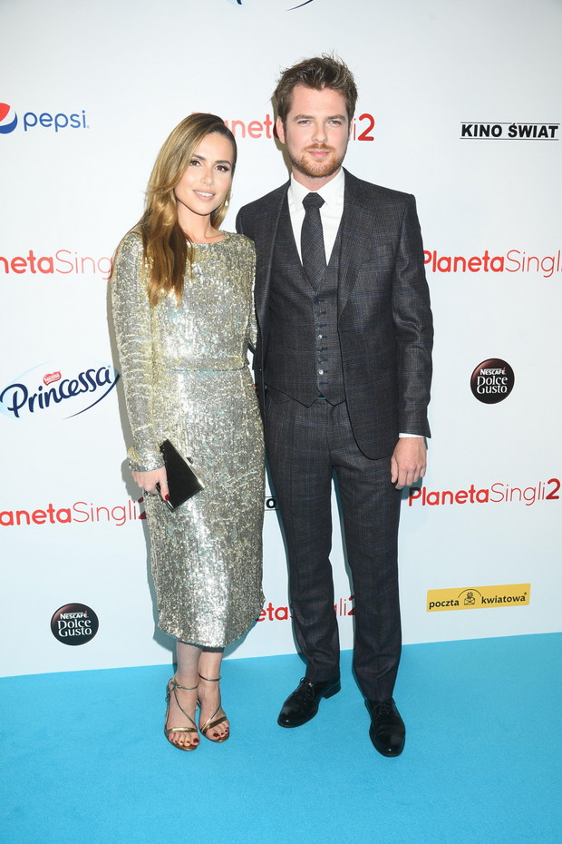 Marta Żmuda-Trzebiatowska, Kamil Kula na premierze filmu „Planeta Singli 2”