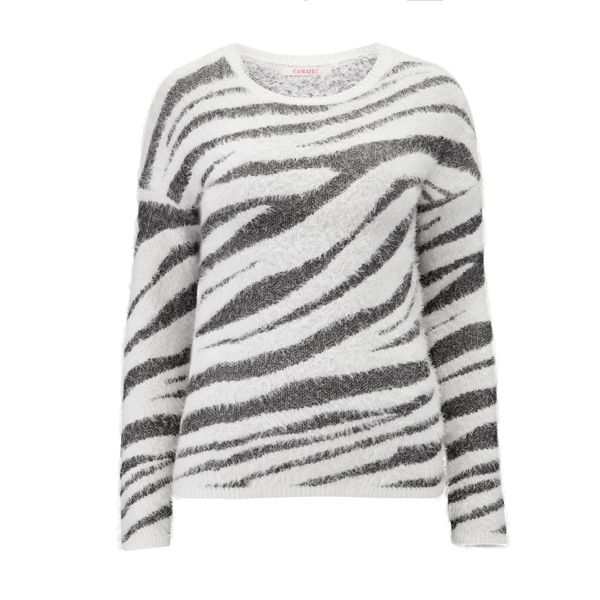 Sweter zdobiony zwierzęcym motywem Camaieu, cena, ok. 149,90 zł