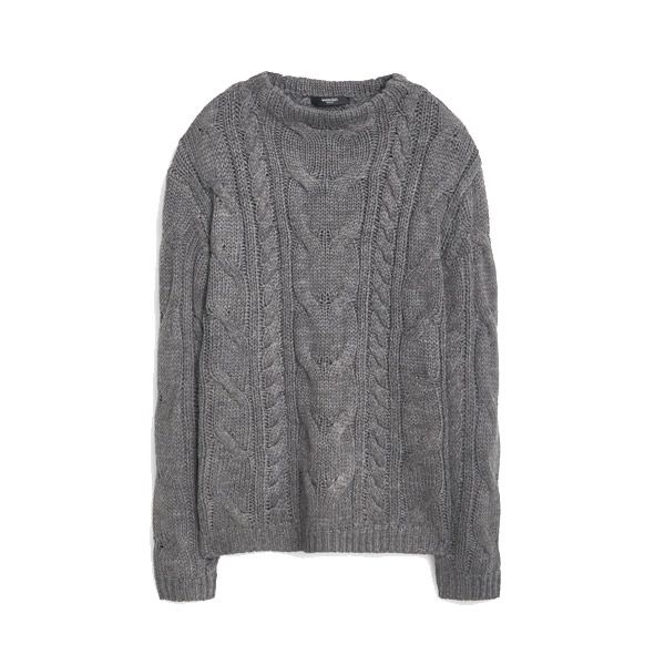 Szary sweter Mango, cena, ok. 89,90 zł