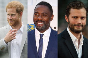 książę Harry, Idris Elba, Jamie Dornan
