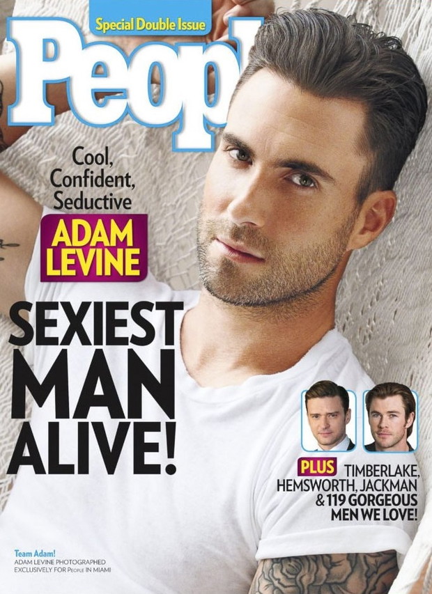 Adam Levine - najseksowniejszy mężczyzna świata 2013 roku według magazynu People