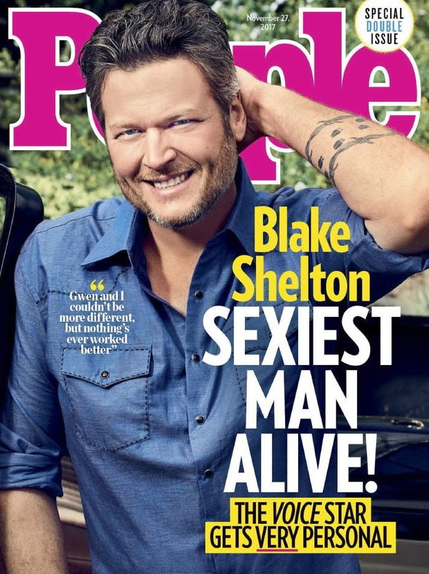 Blake Shelton - najseksowniejszy mężczyzna świata 2017 roku według magazynu People