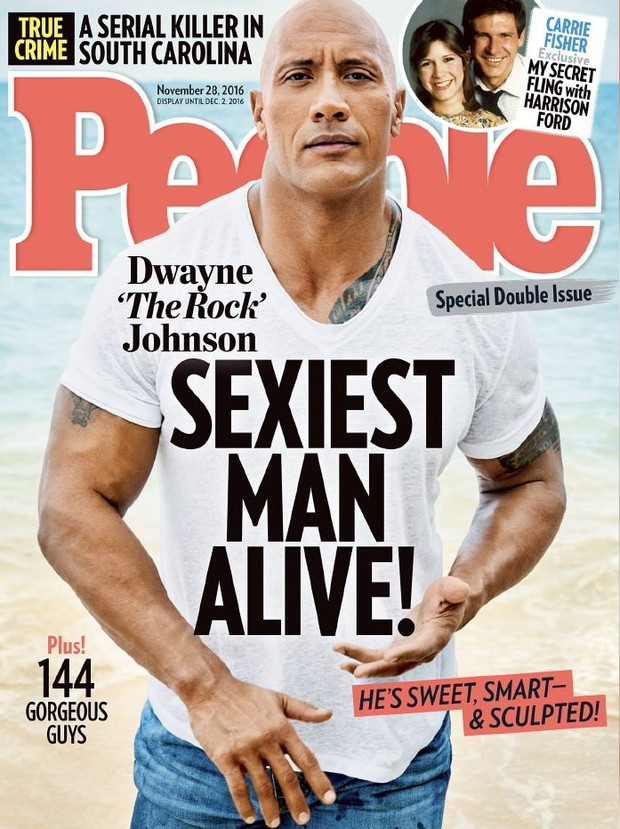 Dwayne Johnson - najseksowniejszy mężczyzna świata 2016 roku według magazynu People