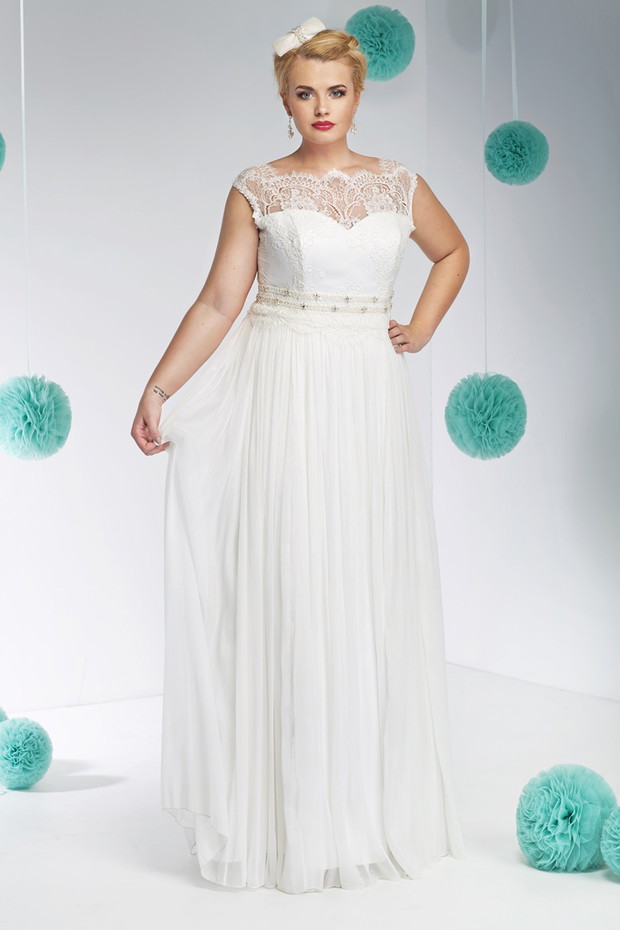 suknia ślubna Annais Bridal z koronką