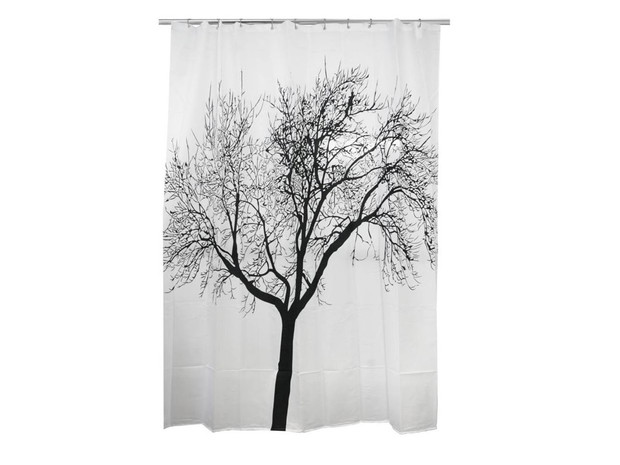 Zasłona prysznicowa Tree, Leroy Merlin - cena 49.95 zł
