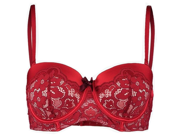 Bardotka czerwona Zalando, cena ok. 139 zł
