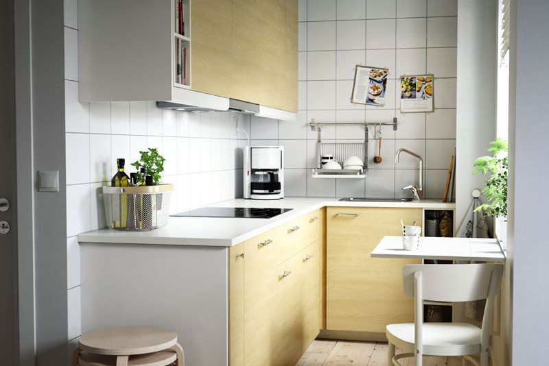 pomysły na małą kuchnię według ikea, mała kuchnia według ikei, jak urządzić małą kuchnię