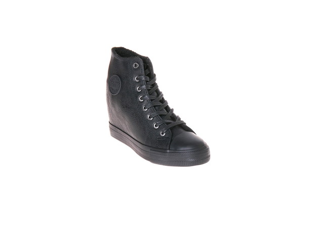 Trampki ocieplane na 9 cm obcasie Big Star, cena 139,99 zł