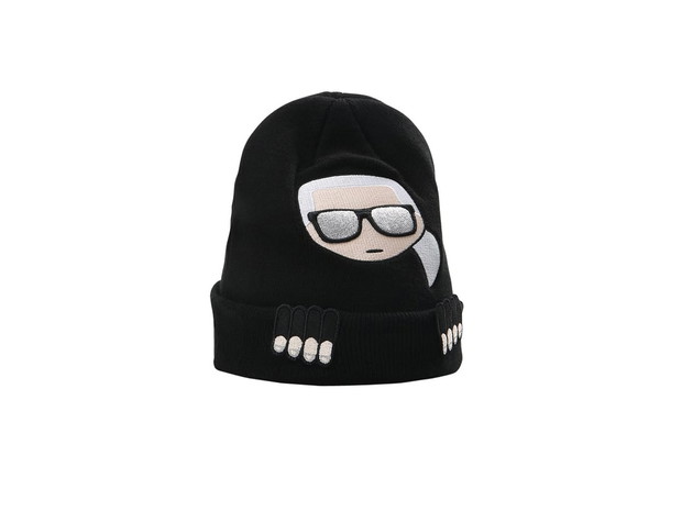 Czarna czapka Karl Lagerfeld, cena, ok. 279 zł