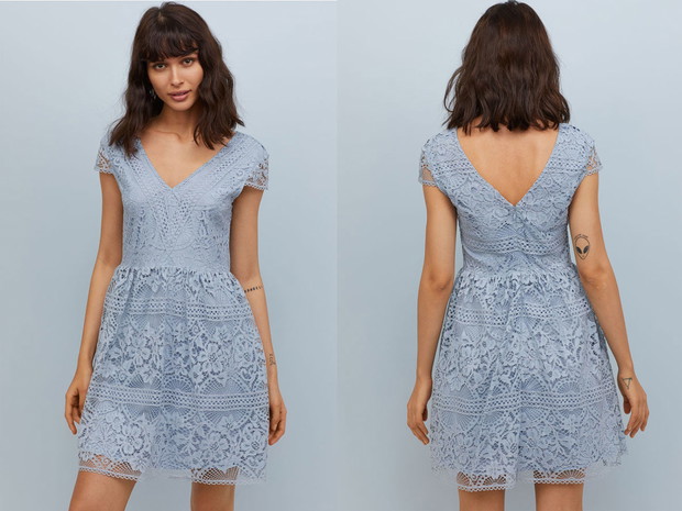 Koronkowa sukienka, H&M, cena ok. 199,99 zł