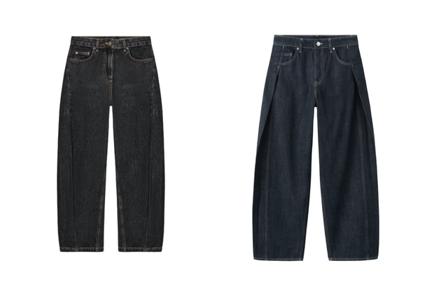 Czarne balloon jeans Zara i Mango