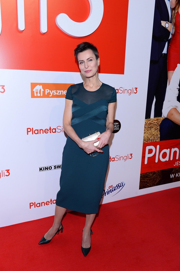 Danuta Stenka na premierze filmu „Planeta singli 3”